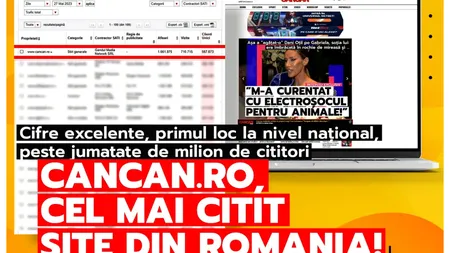 Cancan.ro, cel mai accesat site din România în ziua nunții lui Smiley cu Gina Pistol