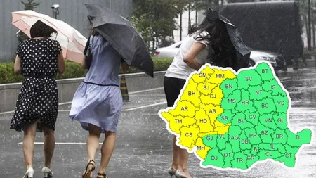 Alertă meteo de furtuni violente și vijelii în jumătate de țară. Ciclonul se îndreaptă spre Bucureşti