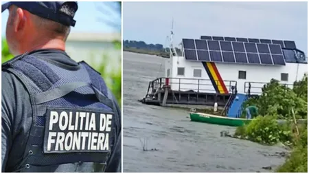 Accident grav pe brațul Chilia! O barjă ucraineană a scufundat un vas al Poliței române de Frontieră