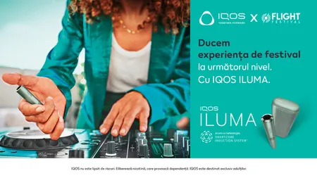 ILUMA, cel mai inovator produs IQOS, în exclusivitate la Flight Festival, în Timișoara (16-18 iunie)