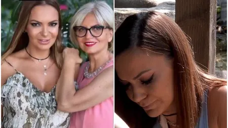 Andreea Antonescu a izbucnit în lacrimi la botezul fetiței sale. Are legătură cu mama ei: 