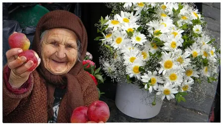 Bătrânelele care vând legume sau flori pe trotuar vor putea, de acum, să își vândă marfa în piețe. Pentru ele au fost înființate tarabele sociale