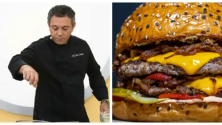 Sorin Bontea, de la fine dining la fast-food. Secretul pentru un burger care te face să te lingi pe degete: ”Îmi place să fac singur carnea”