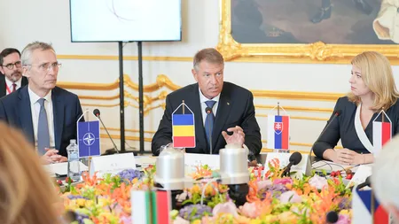 Klaus Iohannis, la Summitul Formatului Bucureşti 9: 