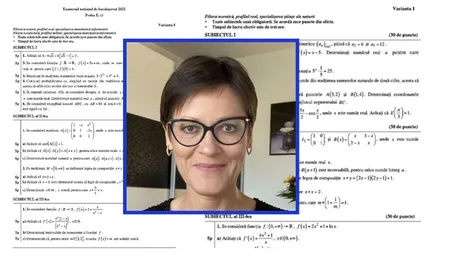 Cum se rezolvau subiectele la Matematică la Bacalaureat 2023. Profa de mate cool de pe Tik Tok: ”Subiectele II. 2. c) și III. 1. c) ar putea să pună în dificultate o parte candidați”