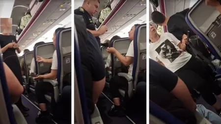 Incident scandalos la bordul unui avion Wizz Air. Motivul pentru care o româncă și copilul ei au fost coborâți din aeronavă