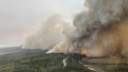 Accident aviatic: Un elicopter s-a prăbuşit din cauza incendiilor de vegetaţie