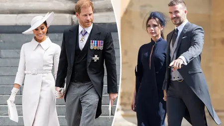 Victoria şi David Beckham sunt la cuţite cu Meghan Markle şi Prinţul Harry. Motivul pentru care cele două familii au rupt prietenia