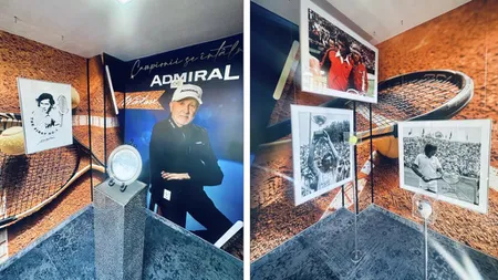 ADMIRAL a inaugurat o vitrină de tip muzeu, în onoarea  lui Ilie Năstase, cu ocazia aniversării acestuia