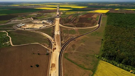 Prima autostradă construită de chinezi în România. Este vorba despre 8,6 km din Autostrada de Centură București Nord (A0 Nord)