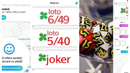 Câştigă 1,9 milioane de euro online, cu aplicaţia Amparcat.ro. Report uriaş la Joker la extragerile loto de duminică