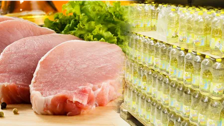 La ce preț se vor vinde carnea de porc și uleiul, după plafonarea prețurilor la alimentele de bază. Diferențe semnificative la rafturi