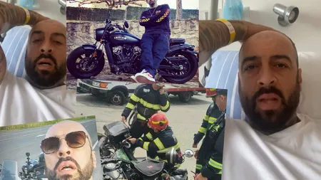 Cum se simte CRBL după teribilul accident de motocicletă pe care l-a provocat după o depășire neregulamentară: 