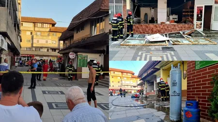Explozie într-o pizzerie din Pașcani. În interior se aflau două butelii de GPL
