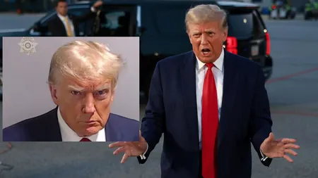 Donald Trump s-a predat. Prima imagine cu fostul președinte în arest: „E o zi tristă pentru America!