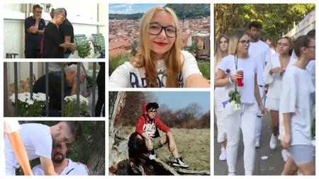 Roberta și Sebastian, tinerii uciși de Vlad Pascu în accidentul din 2 Mai, înmormântați în aceeași zi