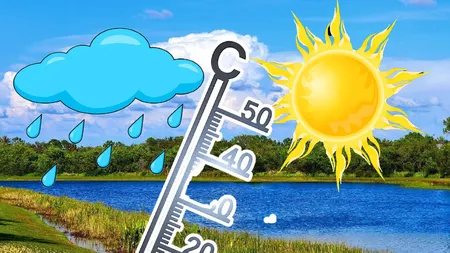 Prognoza meteo. Zile de vară, cu minime de 10-15 grade Celsius şi maxime de plajă, apoi furtuni violente şi ninsori la munte