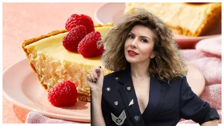 Rețeta de cheesecake preparată de Carmen Brumă. 