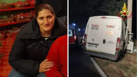 Tânără româncă, moartă în Italia într-un grav accident. Ana Maria a fost omagiată de un oraș întreg