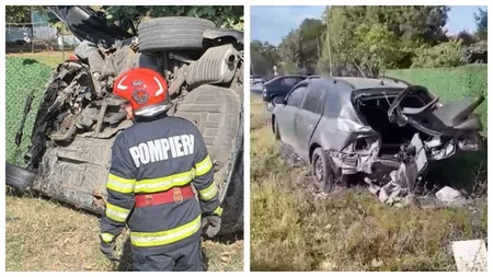 Familie distrusă în accident. Doi frați de 21 și 23 de ani au murit pe loc în Argeș