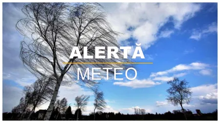 Avertizare meteo de vânt puternic! Care sunt județele afectate