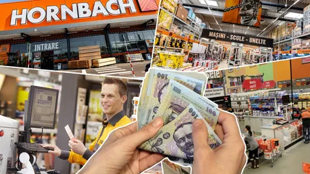 Angajări 2023. Un casier de la Hornbach Bucureşti câştigă aproape cât un director!