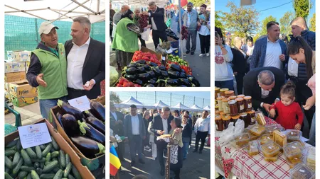 Cumpără româneşte! Ministrul Agriculturii a testat produsele locale la Ziua recoltei din Slatina