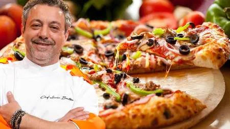 Rețeta genială de pizza a lui chef Sorin Bontea. Secretul unui blat crocant