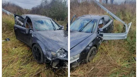 Accident groaznic în Arad. Un bărbat care fugea de poliţie a intrat într-un parapet care i-a retezat picioarele