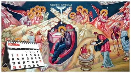 Calendar ortodox decembrie 2023. Sărbători religioase în decembrie 2023. Tradiţii şi superstiţii de Sfântul Nicolae, Ignat, Ajunul Crăciunului, Crăciun, Sfântul Ştefan şi Anul Nou