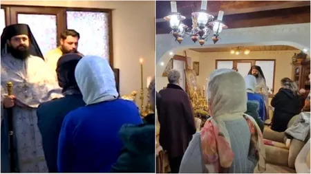 Slujbe religioase într-o sufragerie! Cum face preotul Barză, din Târgu Jiu, bani cu nemiluita, după ce s-a certat cu BOR. ”Dracul a îmbătrânit și face răutăți”