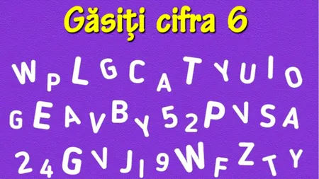 Test de perspicacitate. Găsește cifra 6 în această poză, în doar câteva secunde