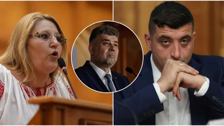 Scandal de proporții în Parlament! George Simion și Diana Șoșoacă au făcut „spectacol” în timpul discursului lui Marcel Ciolacu. Gestul nepermis făcut de liderul AUR