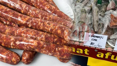 Cârnați de cal, o adevărată delicatesă la Iași, la târgul organizat de Ziua Națională a României