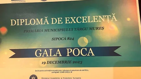 AM POCA a organizat  Gala „Performanță în administrația publică românească”