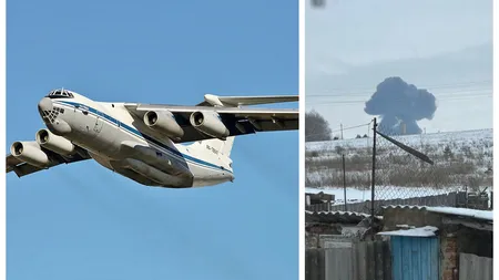 Un avion militar rusesc cu 65 de prizonieri ucraineni la bord s-a prăbuşit în regiunea Belgorod. Preşedintele Dumei de Stat Viaceslav Volodin acuză Ucraina