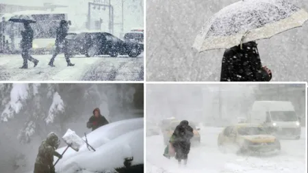 Alertă meteo. Vine urgia în weekend, alertă de ultimă oră de la ANM. Va ninge viscolit, iar temperaturile maxime vor fi negative