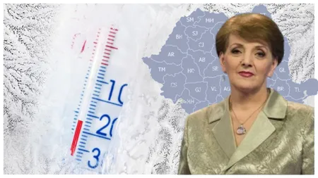 EXCLUSIV| România îngheață la -18 grade, după ninsorile abundente! Șefa meteorologilor anunță câte zile mai ține valul de ger extrem