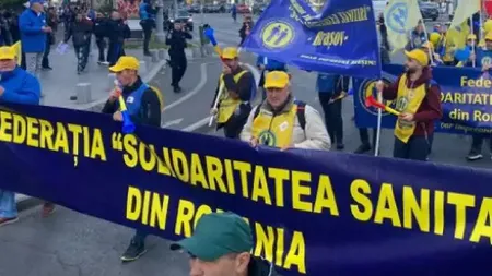 Angajații din Sănătate amenință cu greva generală și fac protest din 1 februarie. Sindicaliștii cer o creştere medie a veniturilor cu 30%