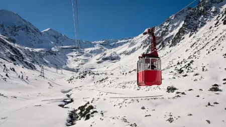 Cinci turiști au rămas blocați în telecabina de la Bâlea Lac, la peste 2.000 de metri altitudine
