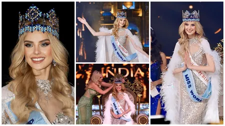 Miss WORLD 2024. Krystyna Pyszková din Cehia, în vârstă de 23 de ani, este cea mai frumoasă femeie din lume