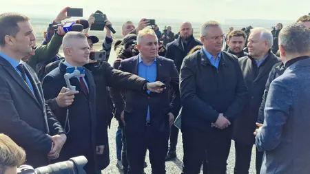 Nicolae Ciucă, în vizită pe șantierul Autostrăzii A7: Este cel mai important obiectiv de infrastructură al ţării în momentul de faţă