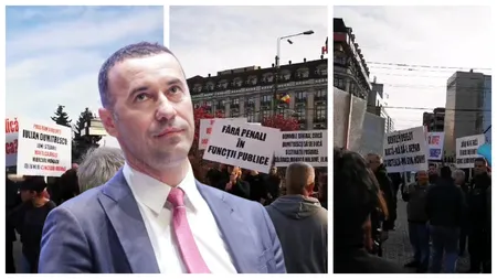 Protest de amploare în fața CJ împotriva lui Iulian Dumitrescu. 