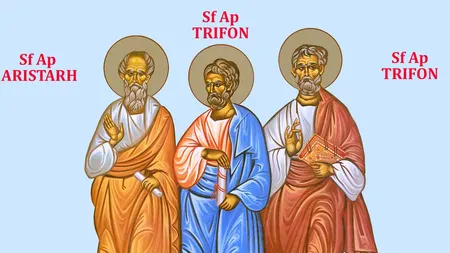 Calendar ortodox luni 15 aprilie 2024. Sfinţii Apostoli Aristarh, Pud şi Trofim. Rugăciunea care ne fereşte de boală