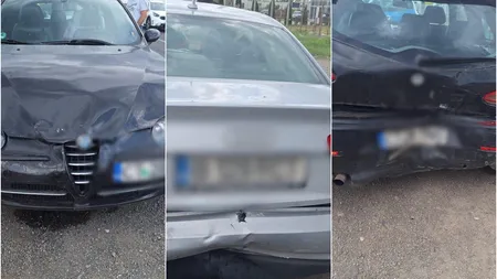 Accident cu cinci mașini pe DN2 E85. Sunt mai mulți răniți