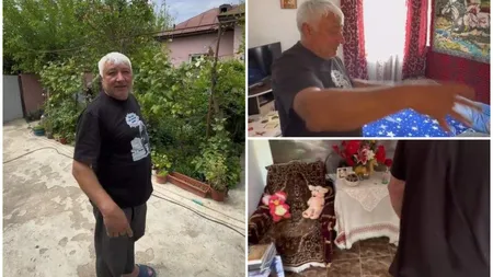 Imagini cu casa lui Nea Florică, devenit celebru pentru replica „Mi-a dat, mi-a dat pachet”. Bărbatul are 57 de ani și locuiește la țară