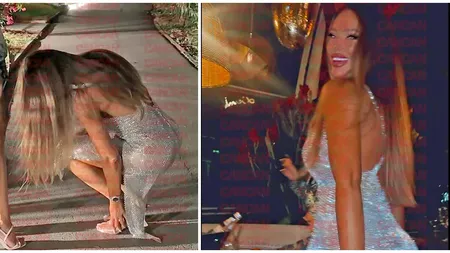 Imagini de milioane cu Bianca Drăgușanu! I-a spus „pa-pa” lui Gabi Bădălu și a dat iama în primul club! Rochia sexy i-a lăsat pe toți gură-cască