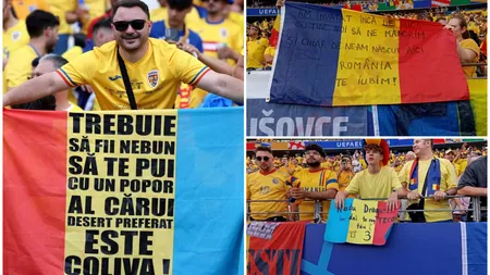Fanii români, mesaje emoționante pentru echipa națională la meciul Slovacia- România: 