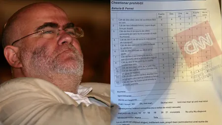 ȘOCANT! Chestionarul pe care Alfred Bulai îl distribuia studentelor: 