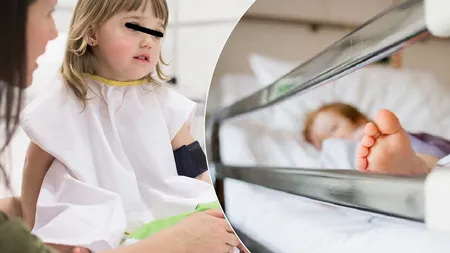 Caz fără precedent în România! Fetiță de 3 ani, transportată la spital după ce a manifestat simptomele specifice unei supradoze